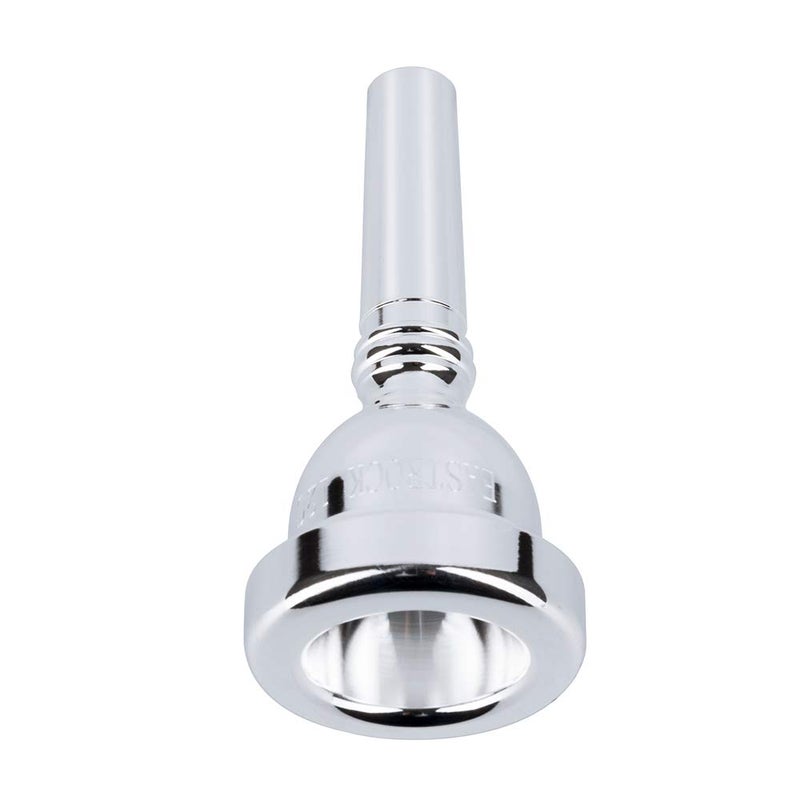 EASTROCK Trombone Mouthpiece, Silver Plated Trombone Mouthpiece Small Shank 12C, Trombone Instrument Accessories Vacuum Packed - Image 2